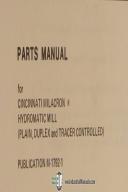 Cincinnati-Cincinnati Milacron-Cincinnati Milacron Parts Hydromatic Plain Duplex Tracer Milling Manual-General-Plain-03